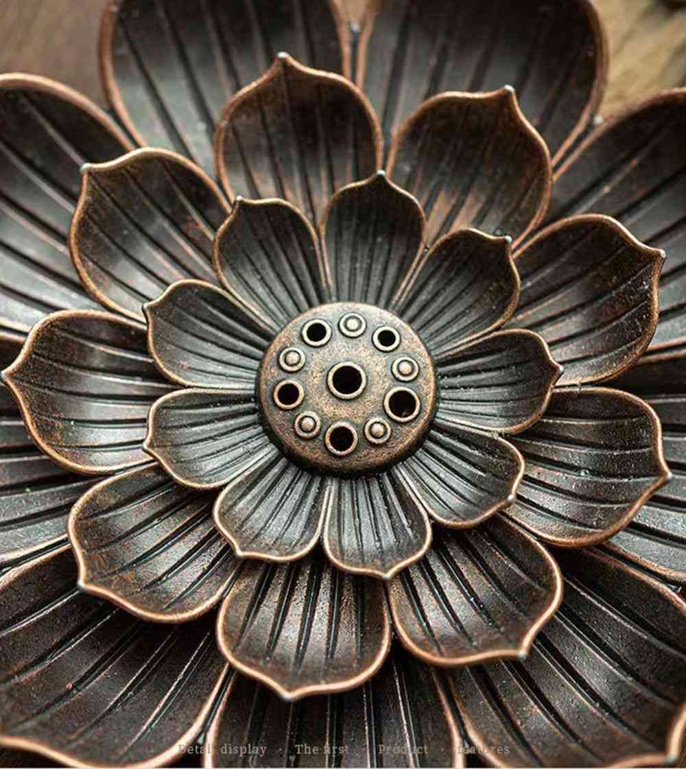 Zen Lotus Incense Burner