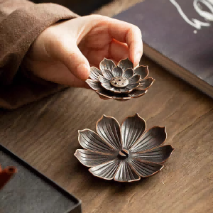 Zen Lotus Incense Burner