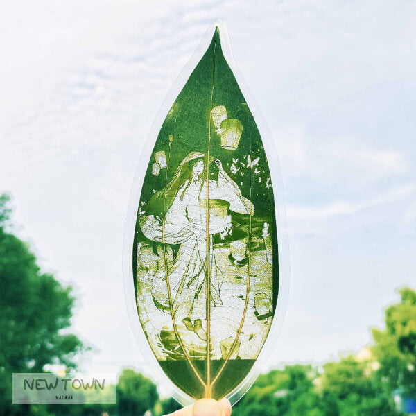 Heaven Official's Blessing Leaf Art Decoration