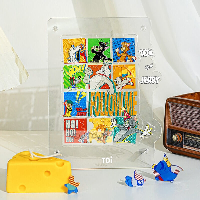 Tom and Jerry Irregular Outline Puzzle