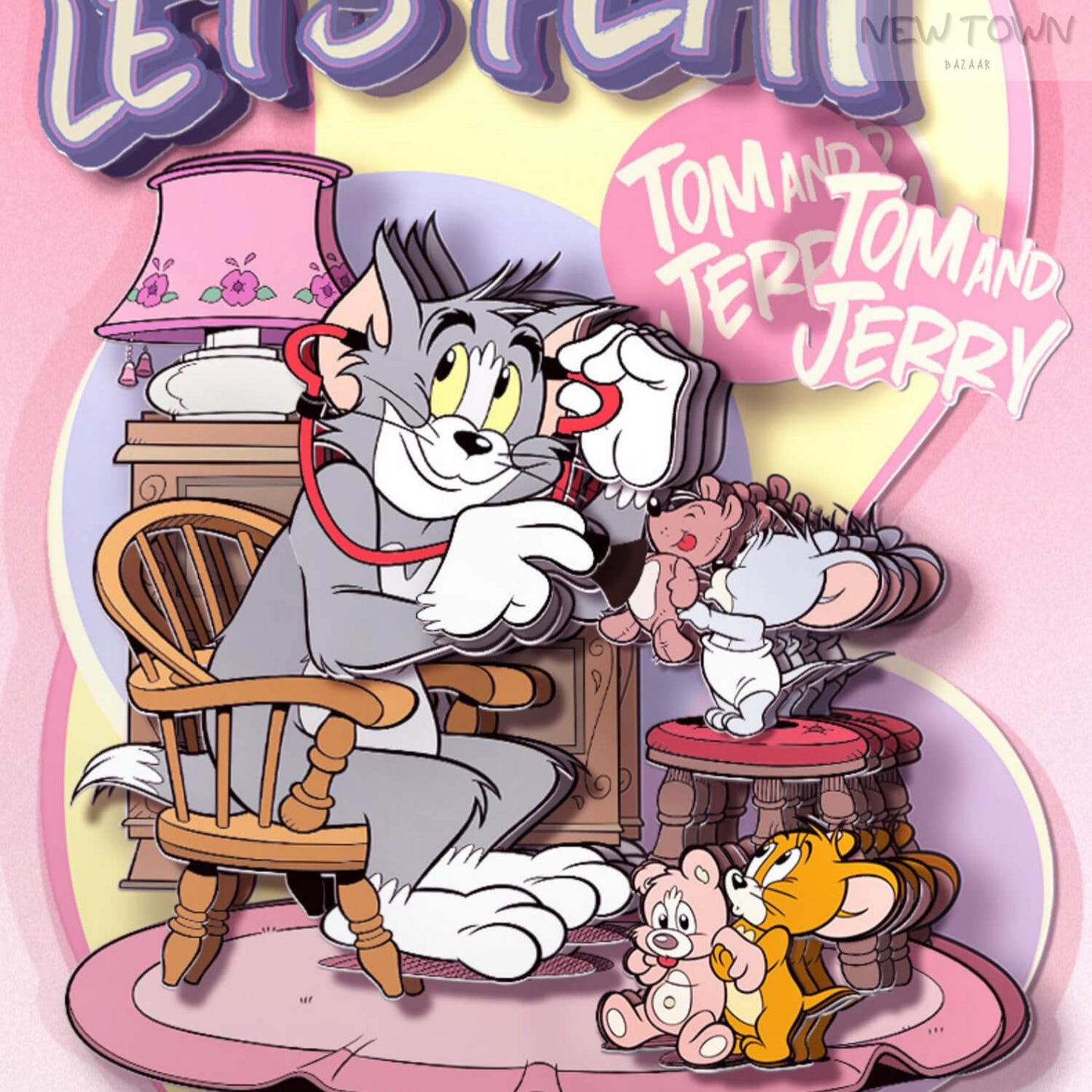 Tom and Jerry Multilayer Collage Puzzle