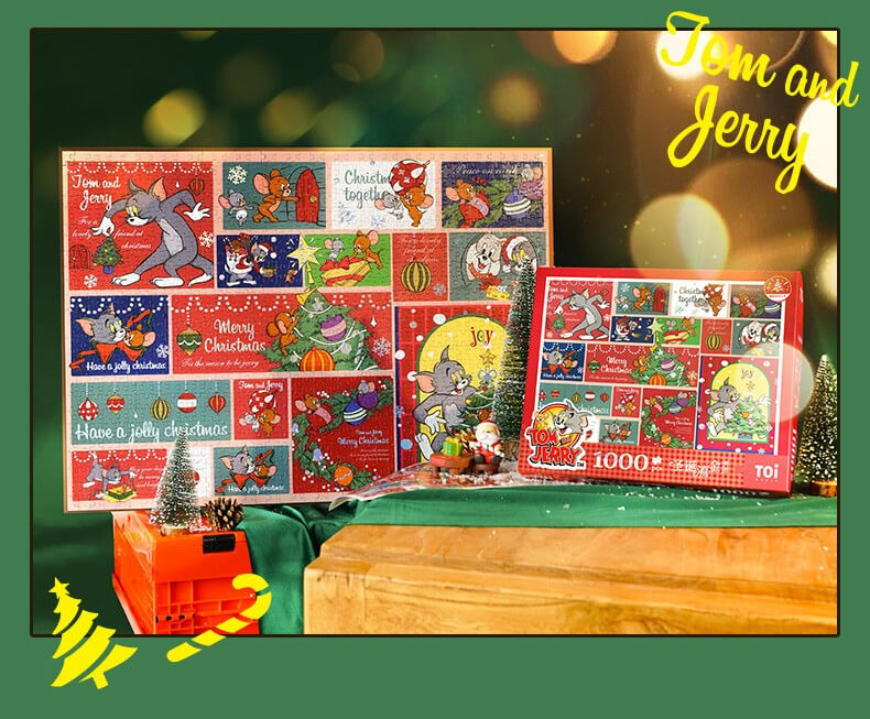 Tom and Jerry Christmas Eve Puzzle