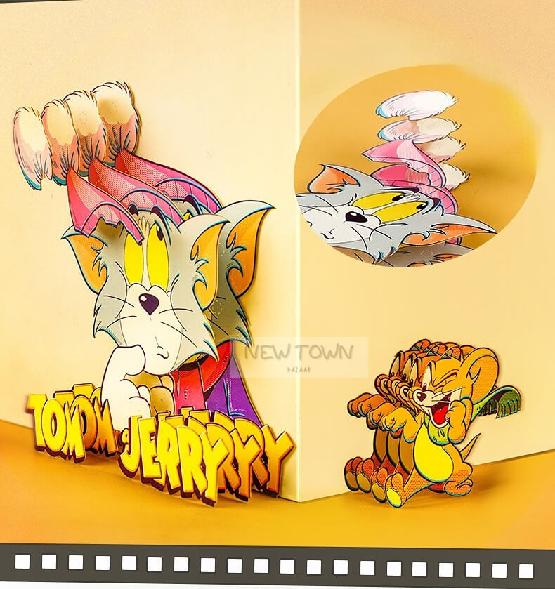 Tom and Jerry Multilayer Collage Puzzle