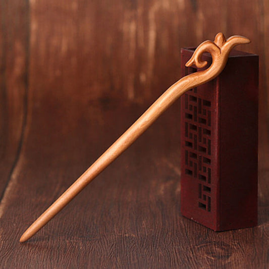 Chinese Antique Handmade Wooden Hairpin