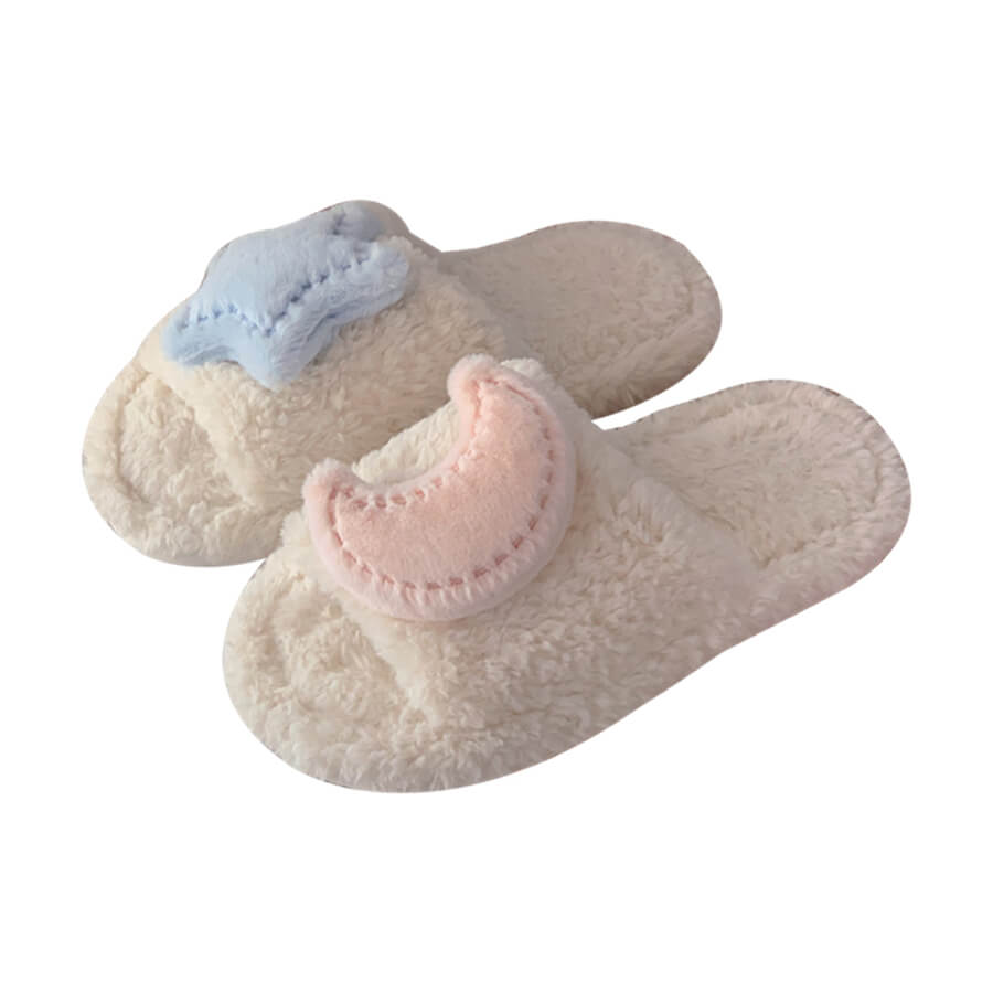 Cute Star Moon SlippersCotton Slippers, shoes, SlippersNEW TOWN BAZAAR