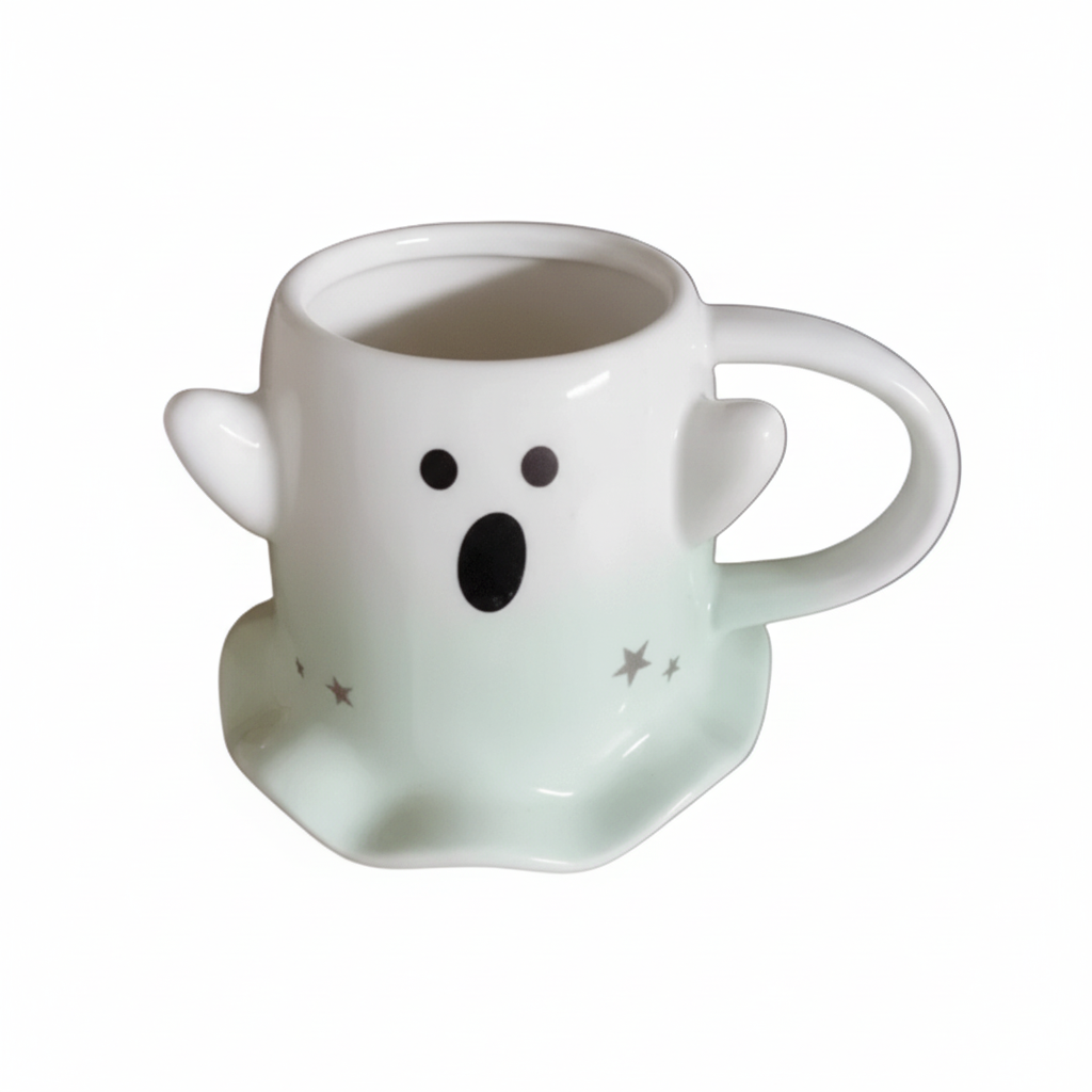 Tasse en céramique de dessin animé fantôme, tasse de Couple