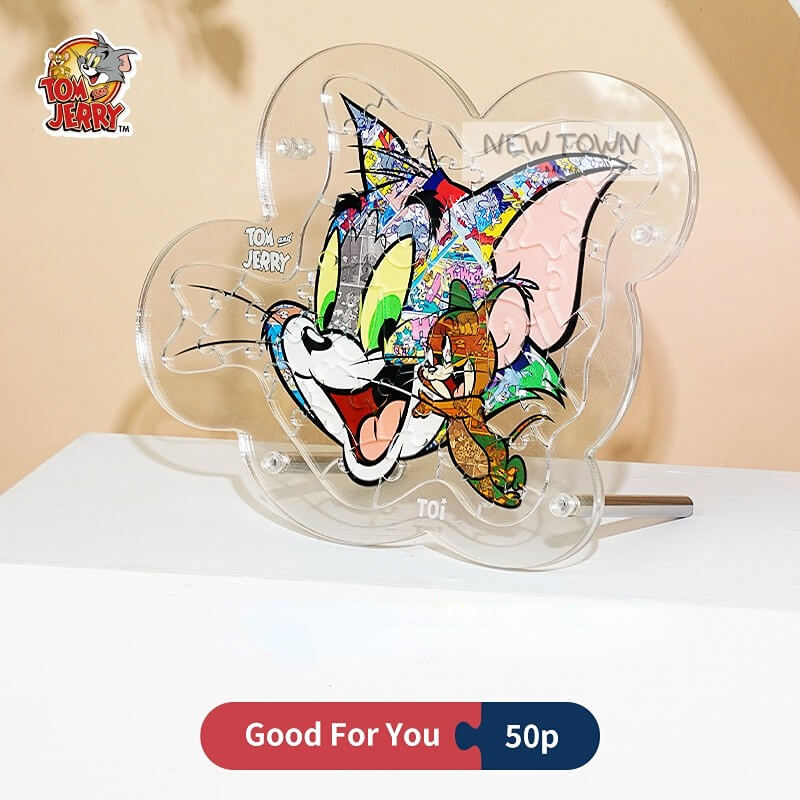 Tom and Jerry Irregular Outline Puzzle