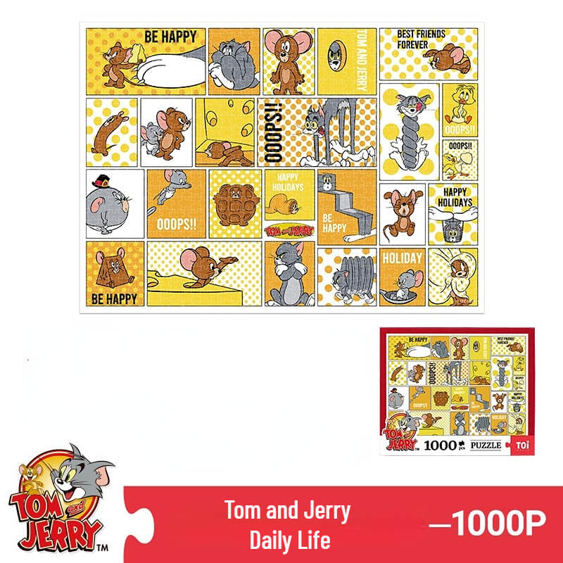 Tom and Jerry Christmas Eve Puzzle