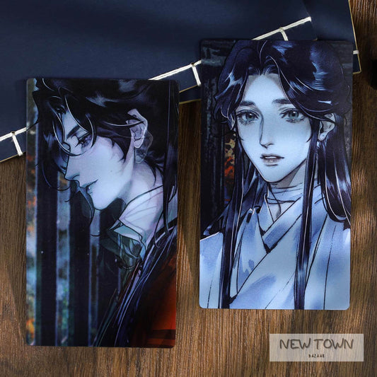 Heaven Official's Blessing, lenticular prints Cards, Hua Cheng, Xie Lian, Commemorative Collection, Fan Merchandise