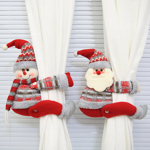 Christmas Curtain Tiebacks