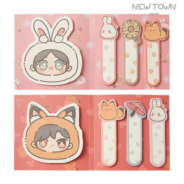 Heaven Official's Blessing Manga Cute Chibi Sticky Note Book Huacheng Xielian