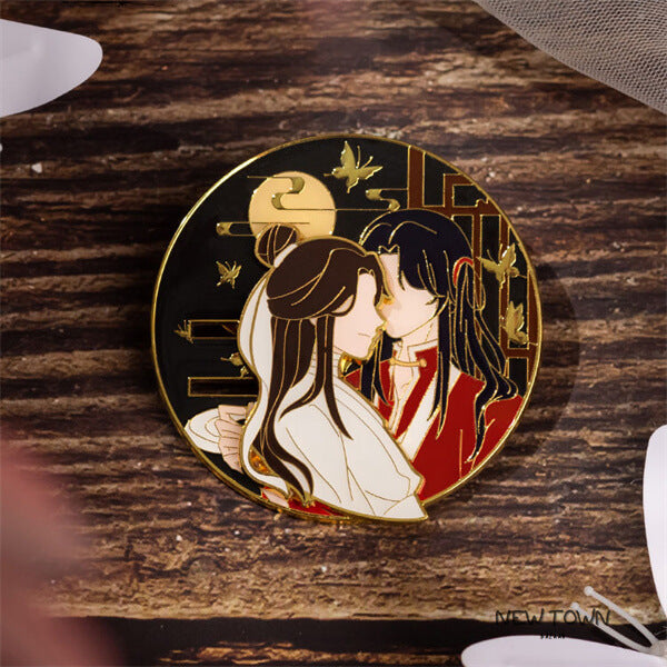 Heaven Official's Blessing Xie Lian and Hua Cheng Interaction Slidable Badge