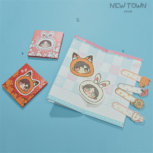 Heaven Official's Blessing Manga Cute Chibi Sticky Note Book Huacheng Xielian