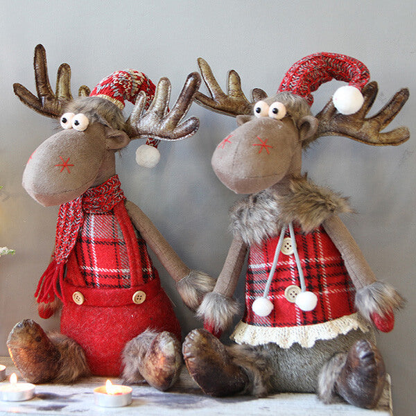 Festive Reindeer and Donkey