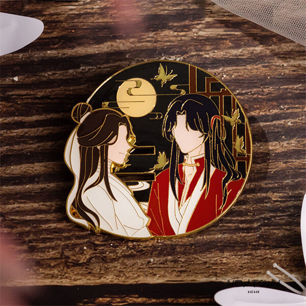 Heaven Official's Blessing Xie Lian and Hua Cheng Interaction Slidable Badge