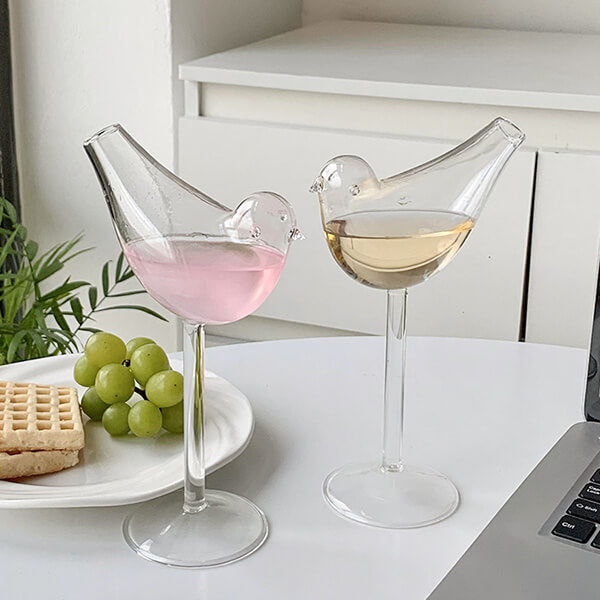 Pair of Glass Goblets