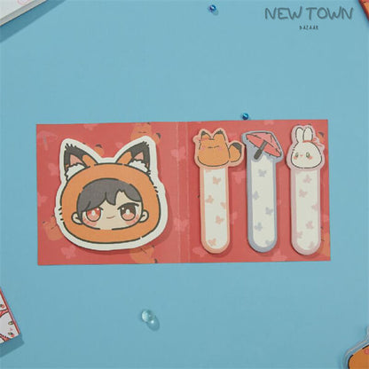 Heaven Official's Blessing Manga Cute Chibi Sticky Note Book Huacheng Xielian