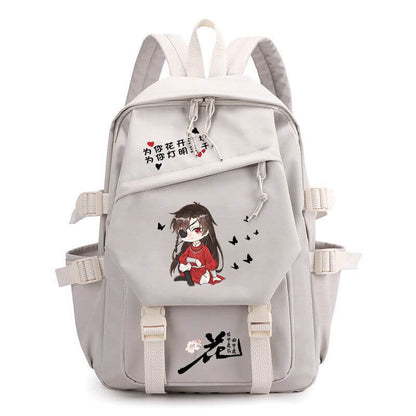 TGCF Heaven Official's Blessing beige backpack with Hua Cheng individual character design

