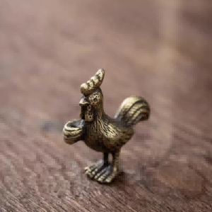 Petites statuettes en bronze d’animaux du zodiaque