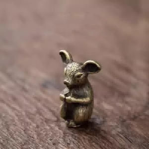 Tiny Zodiac Animal Bronze Statuettes