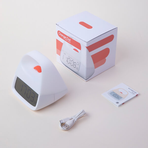 Luminous Night Clock Portable Night Light Alarm Clock