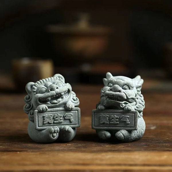 Lion Shape Blessing Table Decoration