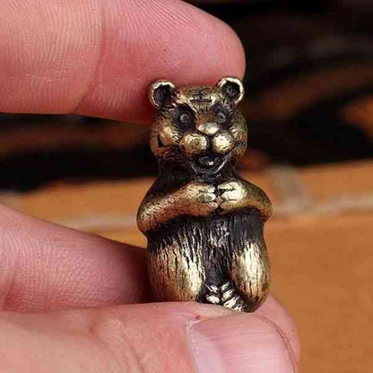 Tiny Zodiac Animal Bronze Statuettes