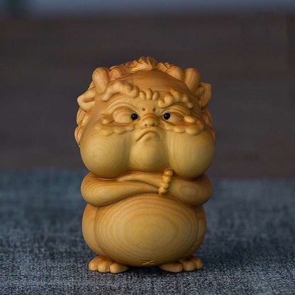 Auspicious Pi Xiu Premium Wood Art Craft