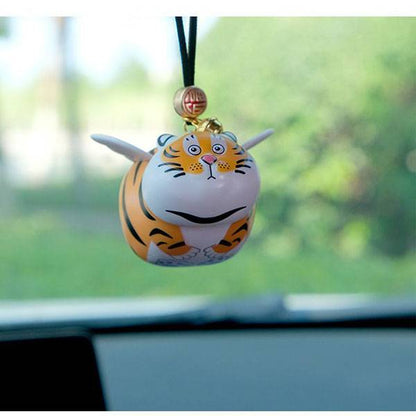 Animal Shaped Car Pendant - Panda Tiger