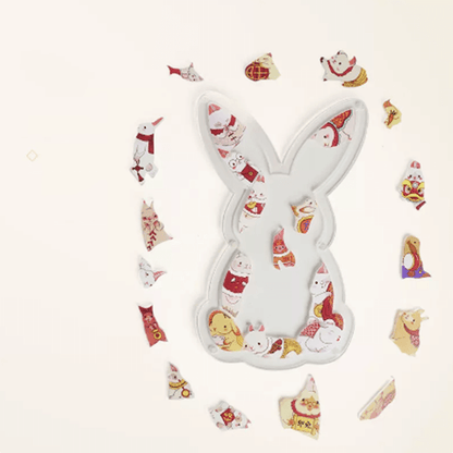 Chinese Zodiac Rabbit Acrylic Puzzle