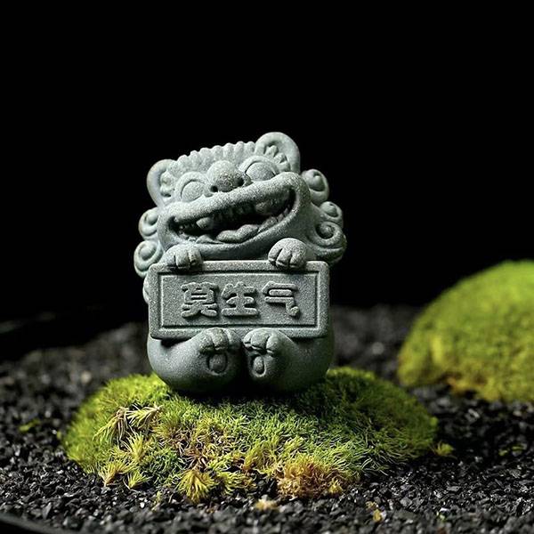 Lion Shape Blessing Table Decoration