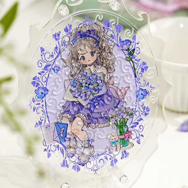 Flower Genie in the Mirror Creative Acrylic Jigsaw Puzzle