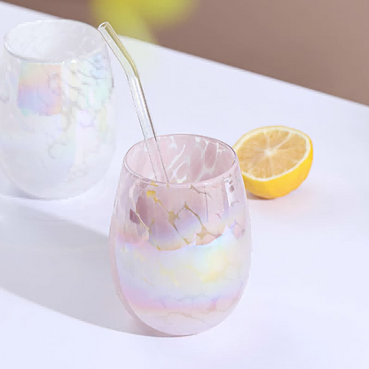 Eggshell Laser Egg Glass-Pink