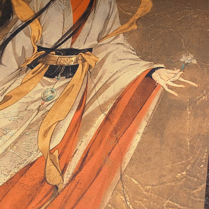 Exquisite Xie Lian Artwork: Traditional Silk Scroll from 'Heaven Official's Blessing'