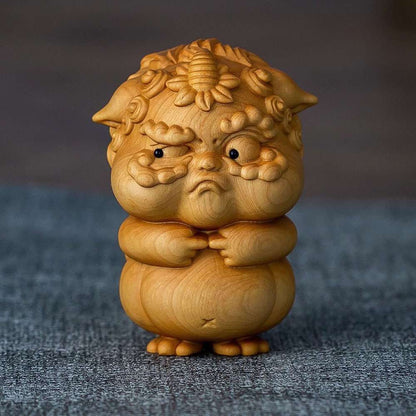 Auspicious Pi Xiu Premium Wood Art Craft