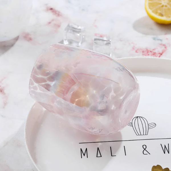 Eggshell Laser Egg Glass-Pink