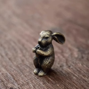 Tiny Zodiac Animal Bronze Statuettes