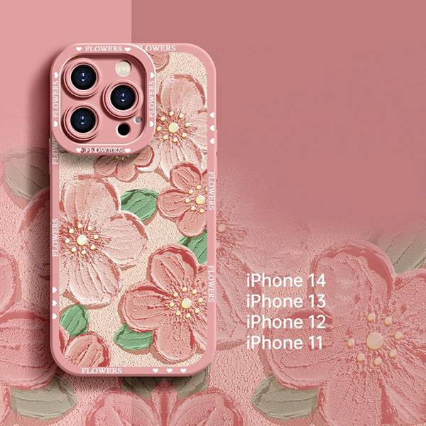 Oil Painting Style Mobile Phone Case for iPhone Series