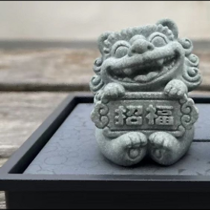 Lion Shape Blessing Table Decoration