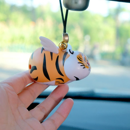 Animal Shaped Car Pendant - Panda Tiger