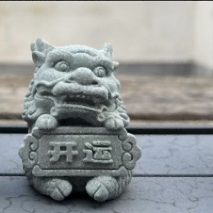 Lion Shape Blessing Table Decoration