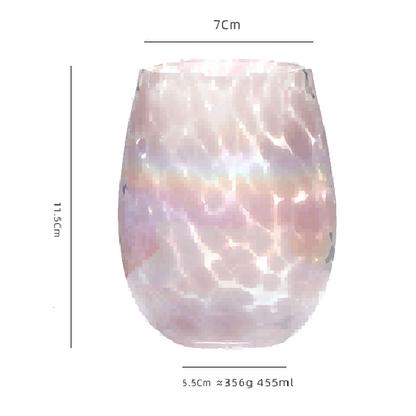 Eggshell Laser Egg Glass-Pink