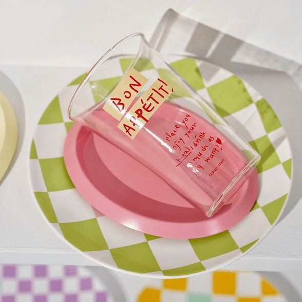 Bon Appetit Glass Tumbler Glass NEW TOWN BAZAAR