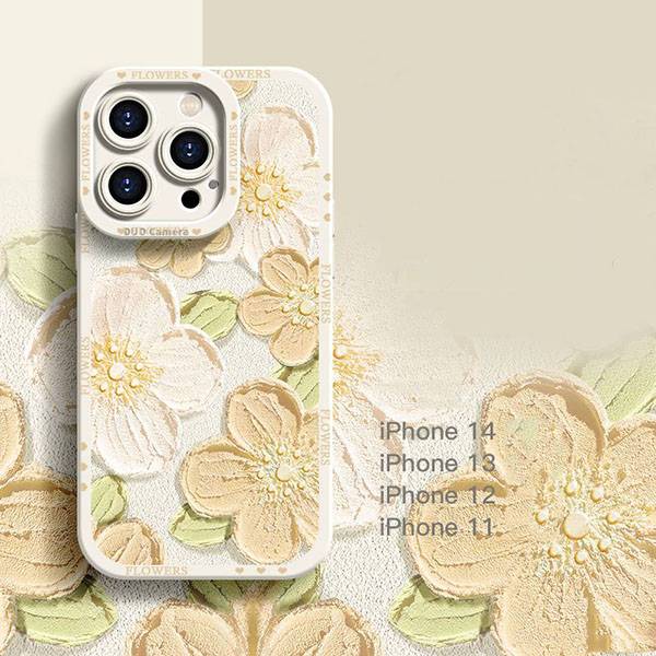 Oil Painting Style Mobile Phone Case for iPhone Series