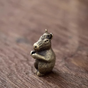 Tiny Zodiac Animal Bronze Statuettes