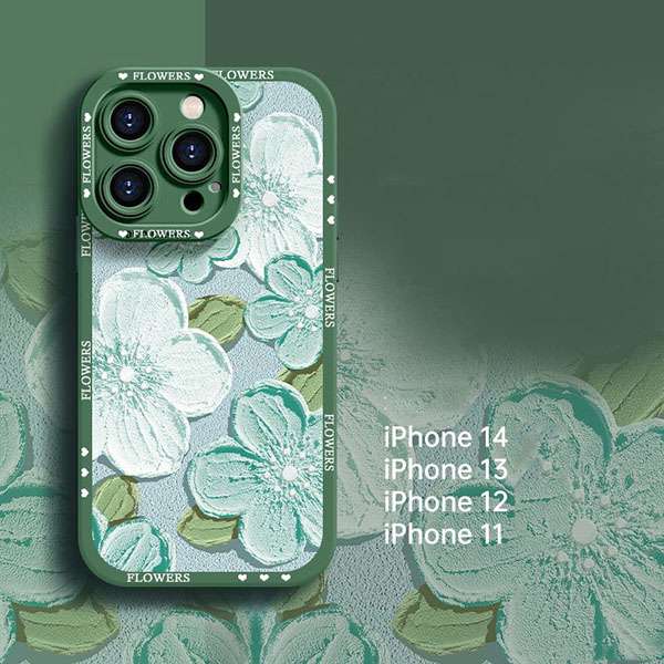 Oil Painting Style Mobile Phone Case for iPhone Series