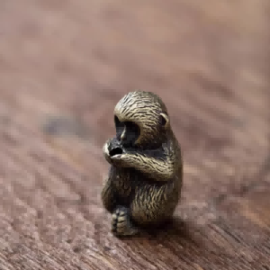 Tiny Zodiac Animal Bronze Statuettes