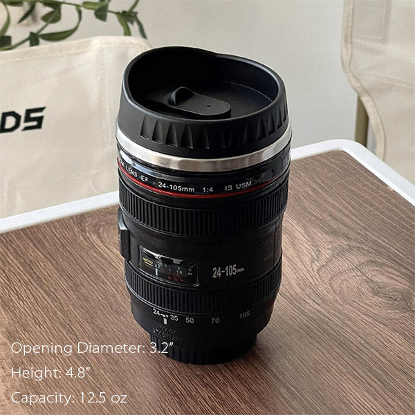 Tasse pour appareil photo - Acier inoxydable