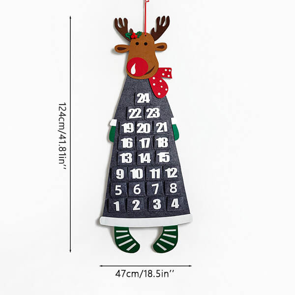 Holiday Countdown Decor Rudolph the Reindeer