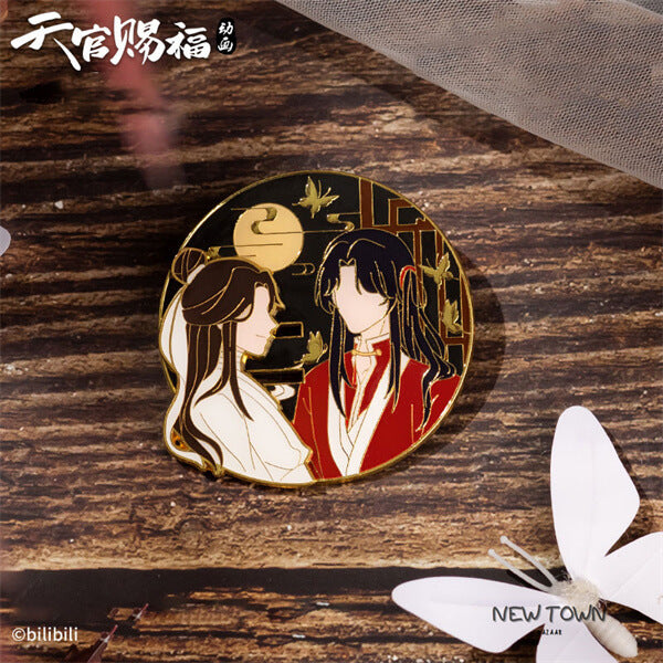 Heaven Official's Blessing Xie Lian and Hua Cheng Interaction Slidable Badge